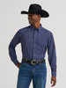 WRANGLER CODY JOHNSON NAVY PRINT - MENS SHIRT  - 112385476