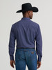 WRANGLER CODY JOHNSON NAVY PRINT - MENS SHIRT  - 112385476