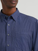 WRANGLER CODY JOHNSON NAVY PRINT - MENS SHIRT  - 112385476