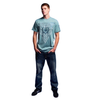 AMERICAN FIGHTER BRUNSON GREY MIST TRELLIS - MENS SHIRT  - FM16706