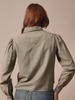 KIMES RANCH CECE PUFF SHOULDER MOSS GREEN - LADIES SHIRT  - WTO0000090-GN011
