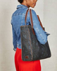 CONSUELA RATTLER EMBOSSED SNAKE PRINT - ACCESSORIES PURSES TOTE - 6142