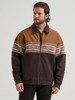 WRANGLER CHECOTAH BOMBER BROWN - MENS JACKET  - 112381935