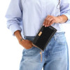 CONSUELA MARIANA ESSENTIAL BLACK GLITTE - ACCESSORIES PURSES WALLET - ESWL5070GCAZOS