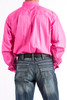 CINCH SOLID PINK BUTTON DOWN - MENS SHIRT  - MTW1103320