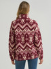 WRANGLER VINTAGE SHERPA BURGUNDY - LADIES SWEATSHIRT  - 112385382