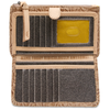 CONSUELA LAWTON SLIM TAN TOOLED LEATHER - ACCESSORIES PURSES WALLET - SLWL5374VFNAOS