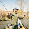 PONCHO  MOSS GREEN LONG SLEEVE NYLON - MENS SHIRT ORIGINAL BUTTONS - THE GUNNISON
