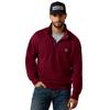 ARIAT 1/4 ZIP ZINFANDEL PULLOVER - MENS JACKET  - 10085375