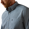 ARIAT LESTER BLACK/WHITE GEO PRINT - MENS SHIRT  - 10080660