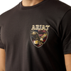 ARIAT AMERICAN TALON VINTAGE BLACK - MENS TEE  - 10080627