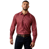 ARIAT EVERYTHING BIKING RED PRINT - MENS SHIRT  - 10079807