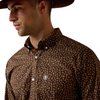 ARIAT WF COFFEE BEAN PAISLEY PRINT - MENS SHIRT  - 10080721