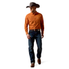 ARIAT LUDWIG BOMBAY BROWN TOSSED - MENS SHIRT  - 10080741