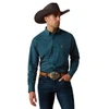 ARIAT LOVATO MAJOLICA BLUE GEO PRINT - MENS SHIRT  - 10080598