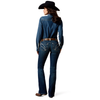 ARIAT MID RISE OLENNA BOOT CUT - LADIES JEANS  - 10080811