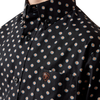 ARIAT LARSEN CLASSIC BLACK GEO PRINT - KIDS BOYS SHIRT - 10080666