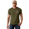 ARIAT OUTLAW HERITAGE GRAPE LEAF - MENS TEE  - 10080703