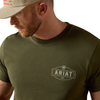 ARIAT OUTLAW HERITAGE GRAPE LEAF - MENS TEE  - 10080703