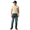 ARIAT SLEEPY CANYON WASH ASH - MENS TEE  - 10080618