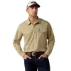 ARIAT WF PINPOINT OXFORD GRAPE LEAF - MENS SHIRT  - 10080615