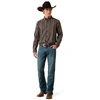 ARIAT TEAM EAN CHOCOLATE PLUM PRINT - MENS SHIRT  - 10080727