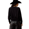 ARIAT ESSENTIAL CREW BLACK - LADIES SWEATSHIRT  - 10080692