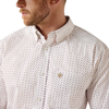 ARIAT WF REGINALD WHITE DIAMOND - MENS SHIRT  - 10080625