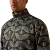 ARIAT CALDWELL 1/4 ZIP BLUE PRINT - MEN SWEATER  - 10081927