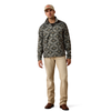 ARIAT CALDWELL 1/4 ZIP BLUE PRINT - MEN SWEATER  - 10081927