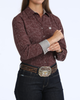 CINCH PURPLE ARENAFLEX PRINT - LADIES SHIRT  - MSW9164281
