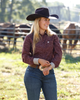 CINCH PURPLE ARENAFLEX PRINT - LADIES SHIRT  - MSW9164281