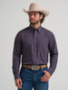 WRANGLER CODY JOHNSON NAVY PAISLEY - MENS SHIRT  - 112385479