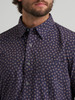 WRANGLER CODY JOHNSON NAVY PAISLEY - MENS SHIRT  - 112385479