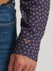 WRANGLER CODY JOHNSON NAVY PAISLEY - MENS SHIRT  - 112385479