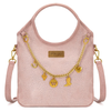 WRANGLER CHARM CHAIN HOBO PINK - ACCESSORIES PURSES TOTE - WG533-9801PK