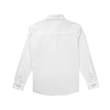 PONCHO  WHITE PERFORMANCE NYLON - MENS SHIRT ORIGINAL BUTTONS - THE ICEMAN