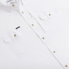 PONCHO  WHITE PERFORMANCE NYLON - MENS SHIRT ORIGINAL BUTTONS - THE ICEMAN