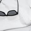 PONCHO  WHITE PERFORMANCE NYLON - MENS SHIRT ORIGINAL BUTTONS - THE ICEMAN
