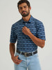 WRANGLER ATG X PERFORMANCE INDIGO PRINT - MENS POLO  - 112382433