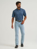 WRANGLER ATG X PERFORMANCE INDIGO PRINT - MENS POLO  - 112382433