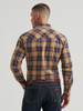 WRANGLER RETRO SAWTOOTH CARAMEL PLAID - MENS SHIRT  - 112385596