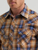 WRANGLER RETRO SAWTOOTH CARAMEL PLAID - MENS SHIRT  - 112385596