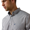 ARIAT WF SAMPSON BLUE PLAID - MENS SHIRT  - 10080637