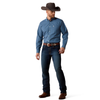 ARIAT WF SAMUEL BLUE PLAID - MENS SHIRT  - 10080744