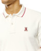 PSYCHO BUNNY EDDY PIQUE ECRU - MENS POLO  - MT0100219-049