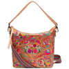 CONSUELA BRONZER HOBO FLOWERS - ACCESSORIES PURSES HANDBAG - HOBO4797CBOROS
