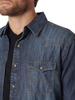 WRANGLER RETRO PREMIUM DENIM SNAP - MENS SHIRT  - MVR458D
