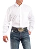 CINCH SOLID WHITE BUTTON DOWN - MENS SHIRT  - MT10320020