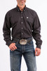 CINCH SOLID BLACK BTTN DWN - MENS SHIRT  - MT10320083